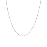 Edwardian Platinum Seed Pearl Necklace