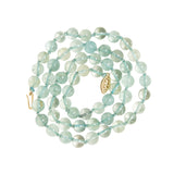 Vintage 14k Aquamarine Bead Necklace
