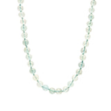 Vintage 14k Aquamarine Bead Necklace