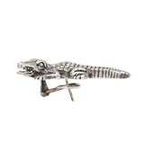 KIESELSTEIN CORD Estate Sterling Alligator Earrings