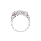 Art Deco Platinum Diamond Engagement Ring .65ctw