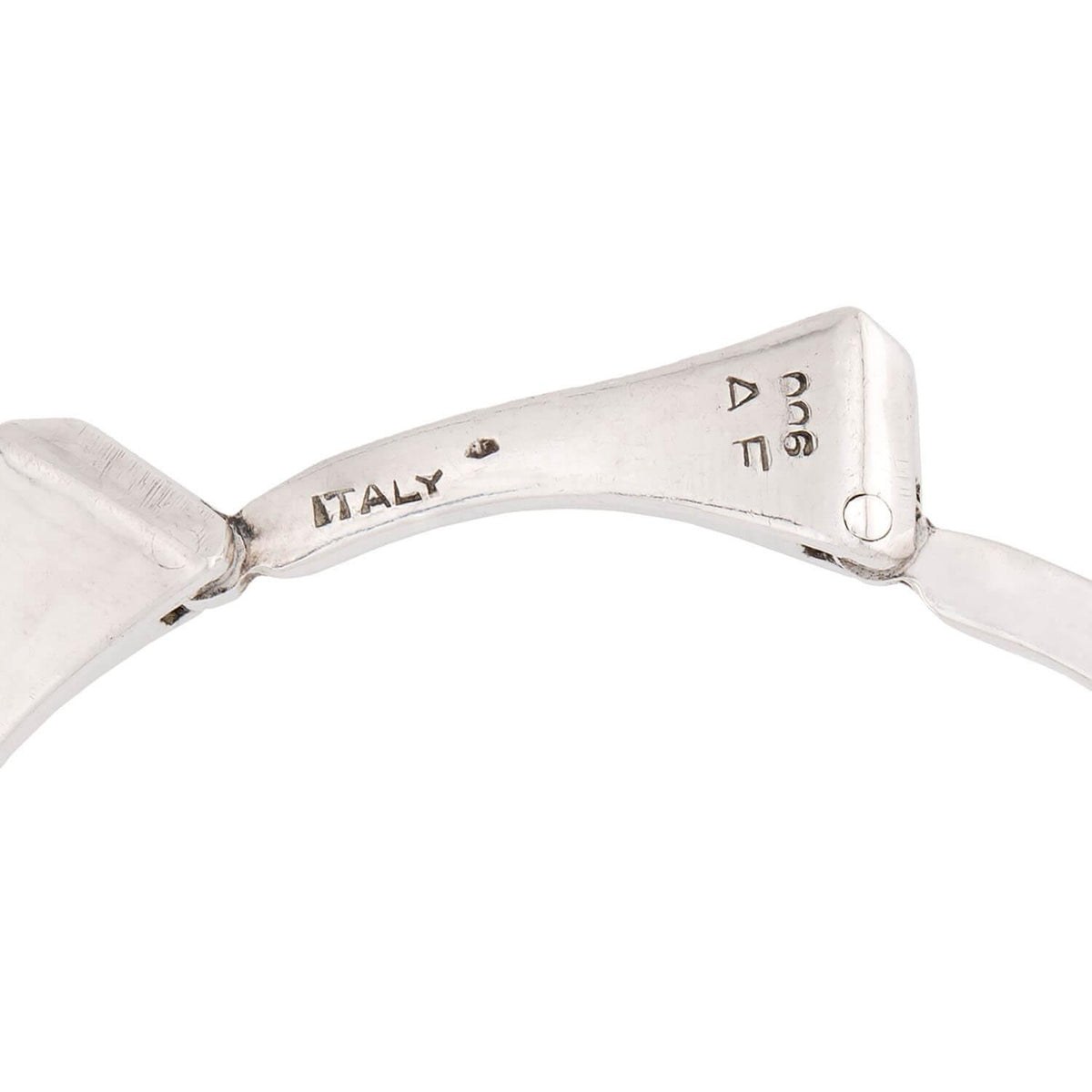 Estate Sterling Silver Nail Bracelet