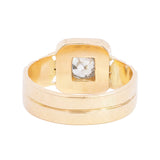 Victorian 18k French Diamond Ring .65ctw