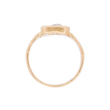 Victorian 18k French Diamond Ring .65ctw