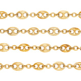 Vintage Gold filled "Anchor Link" 58" Chain Necklace