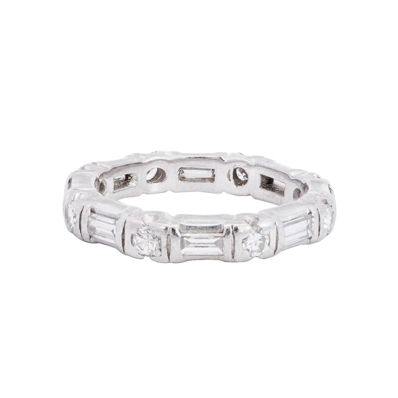 Estate Platinum Diamond Eternity Band