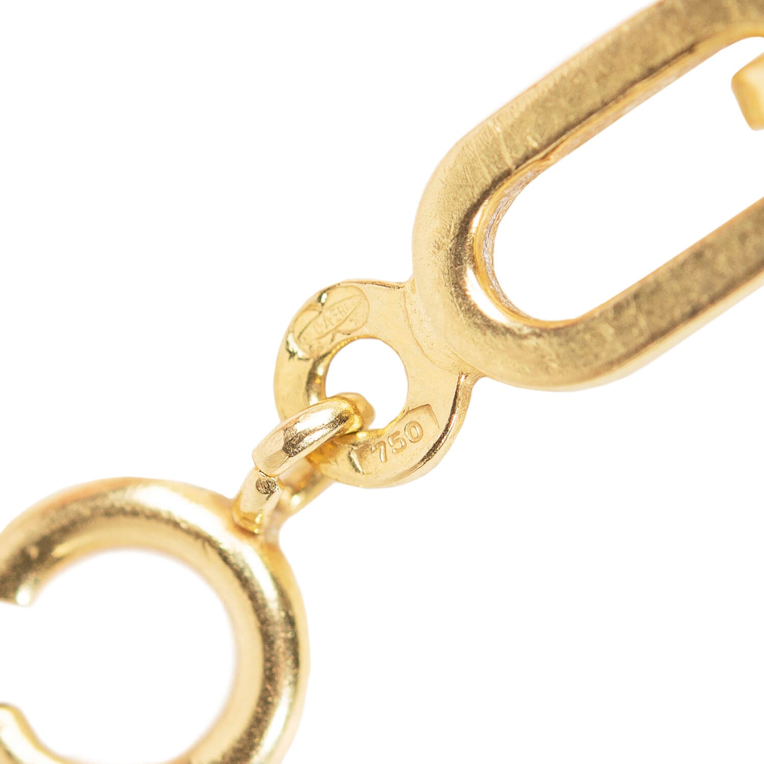 Estate 14k Paperclip Link Bracelet