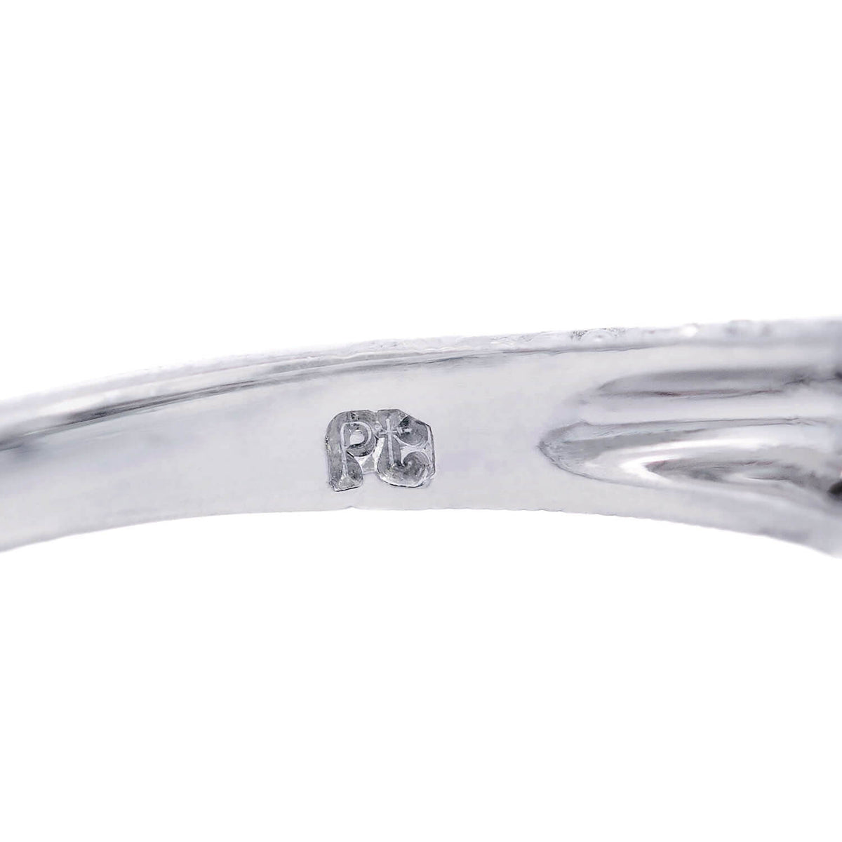 Art Deco Platinum Cushion Cut Diamond Engagement Ring 1.39ctw