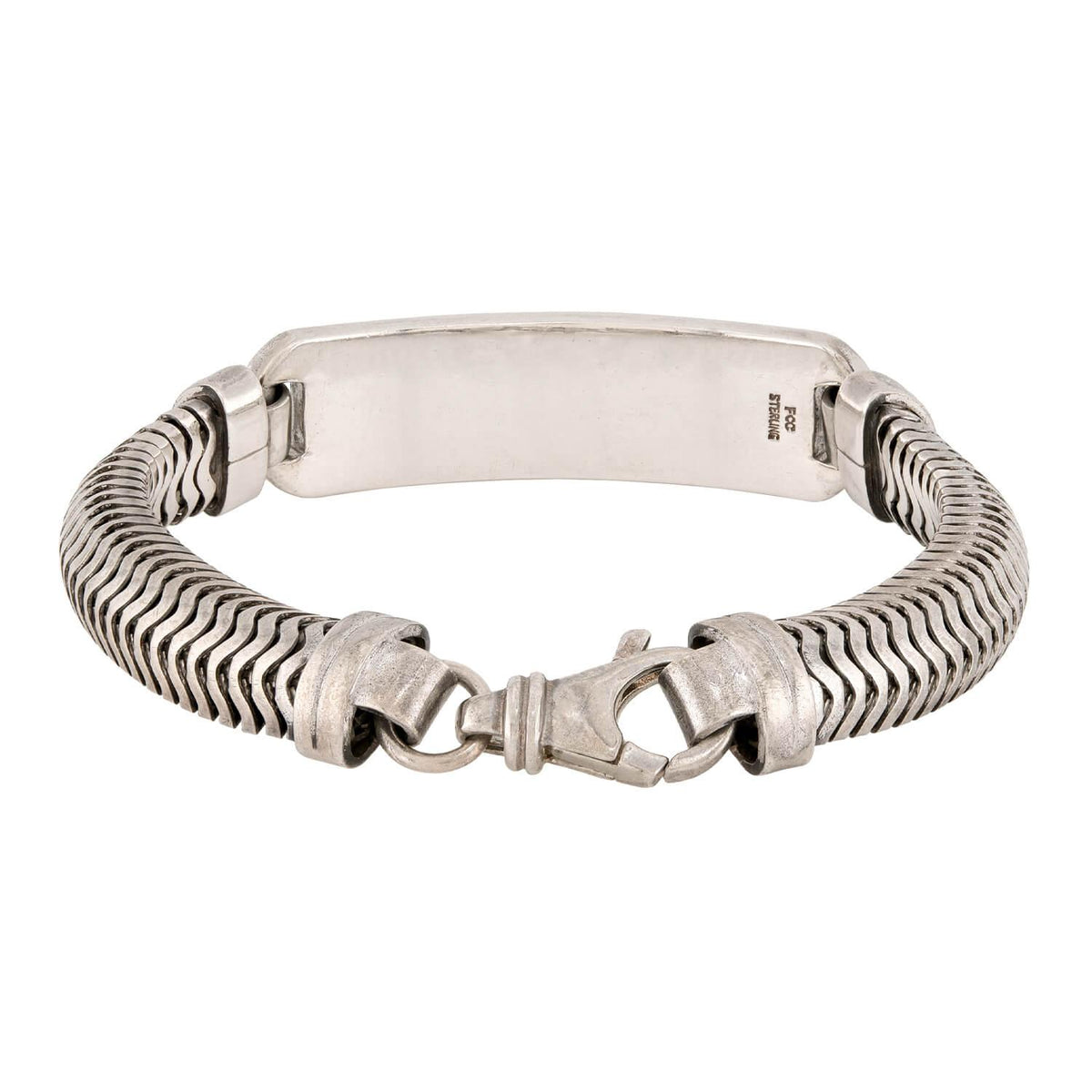 FORSTNER CHAIN COMPANY Vintage Sterling Silver ID Bracelet