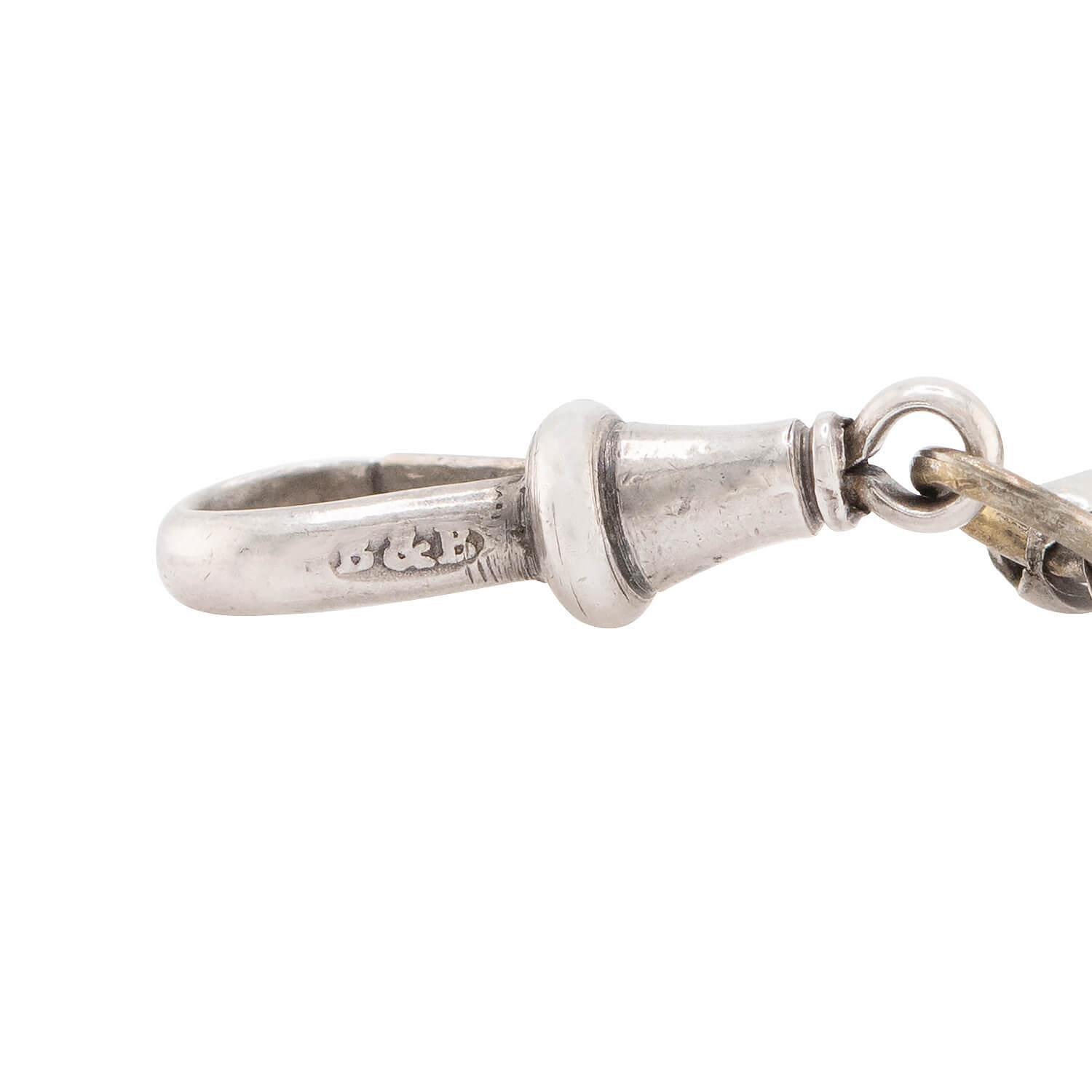 Victorian Sterling Silver Snake Chain 40"