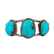 Retro Pawn Native American Cuff Bracelet