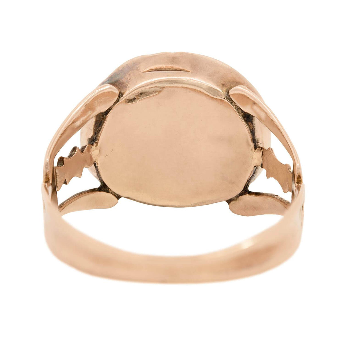 Georgian 12k Pink Amethyst and White Paste Halo Ring