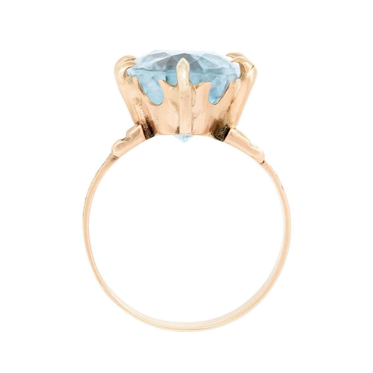 Victorian 14K Aqua Ring