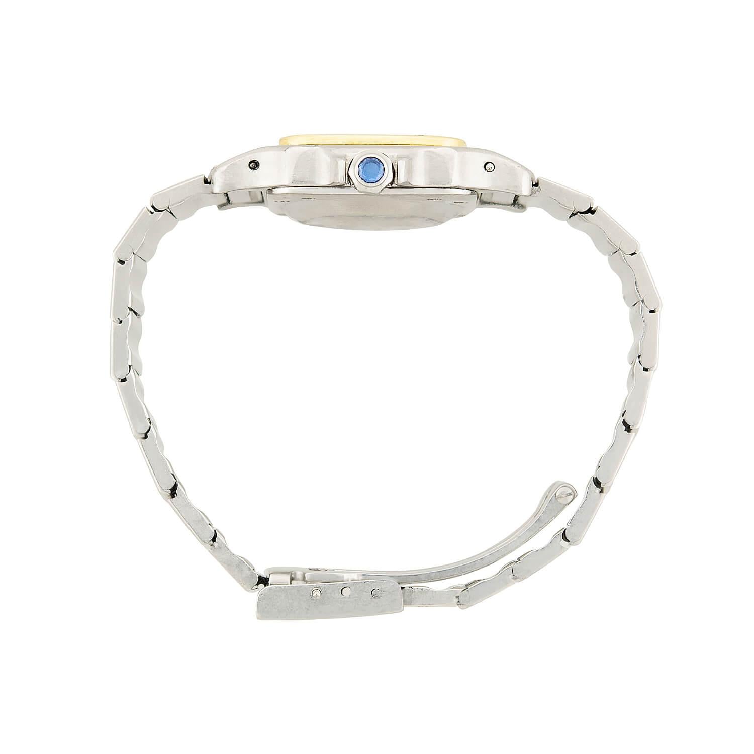 CARTIER  Estate 18k/Stainless Steel Santos Two-Tone Ladies Watch