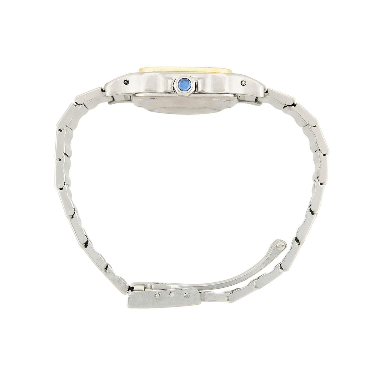 CARTIER  Estate 18k/Stainless Steel Santos Two-Tone Ladies Watch