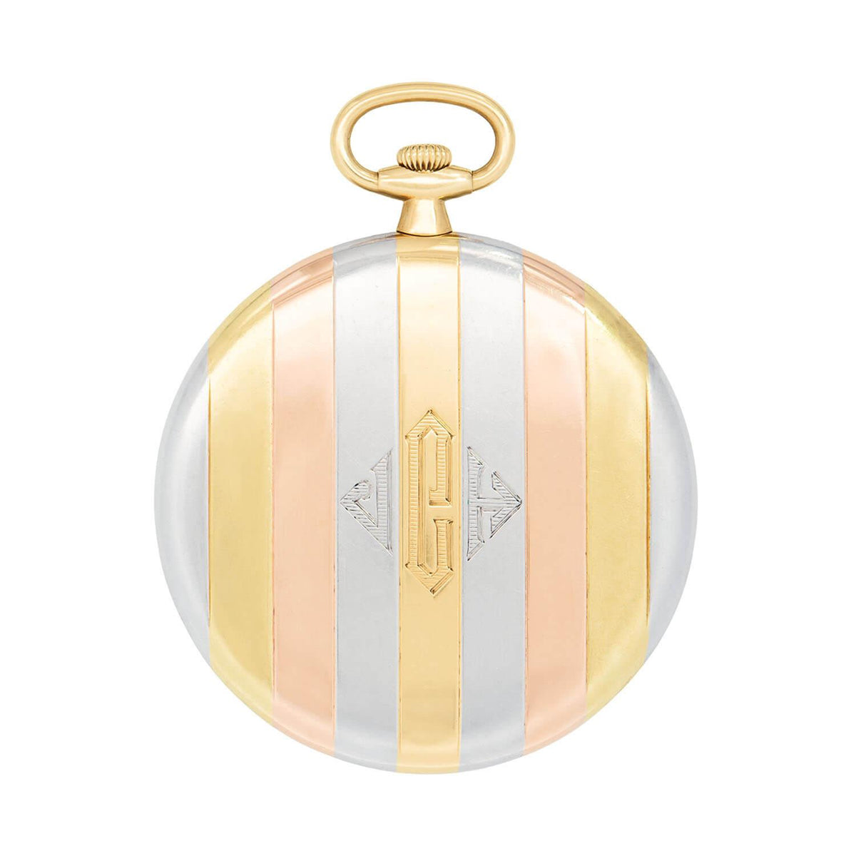 TIFFANY & Co. Edwardian 18k Mixed Metal Pocket Watch