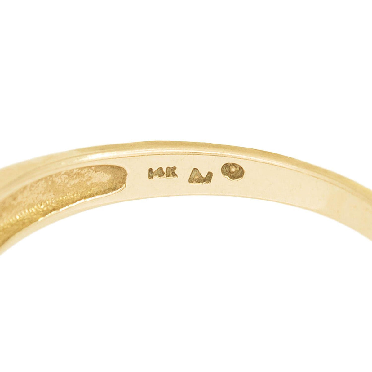 Estate 14k Sapphire and Diamond Band