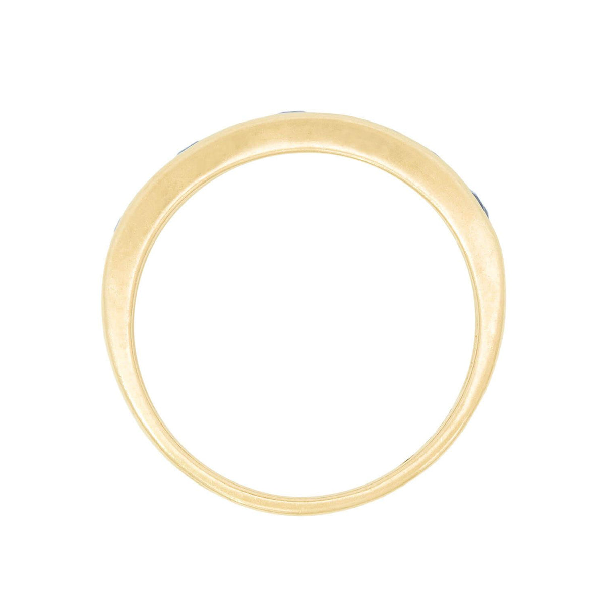 Estate 14k Sapphire and Diamond Band
