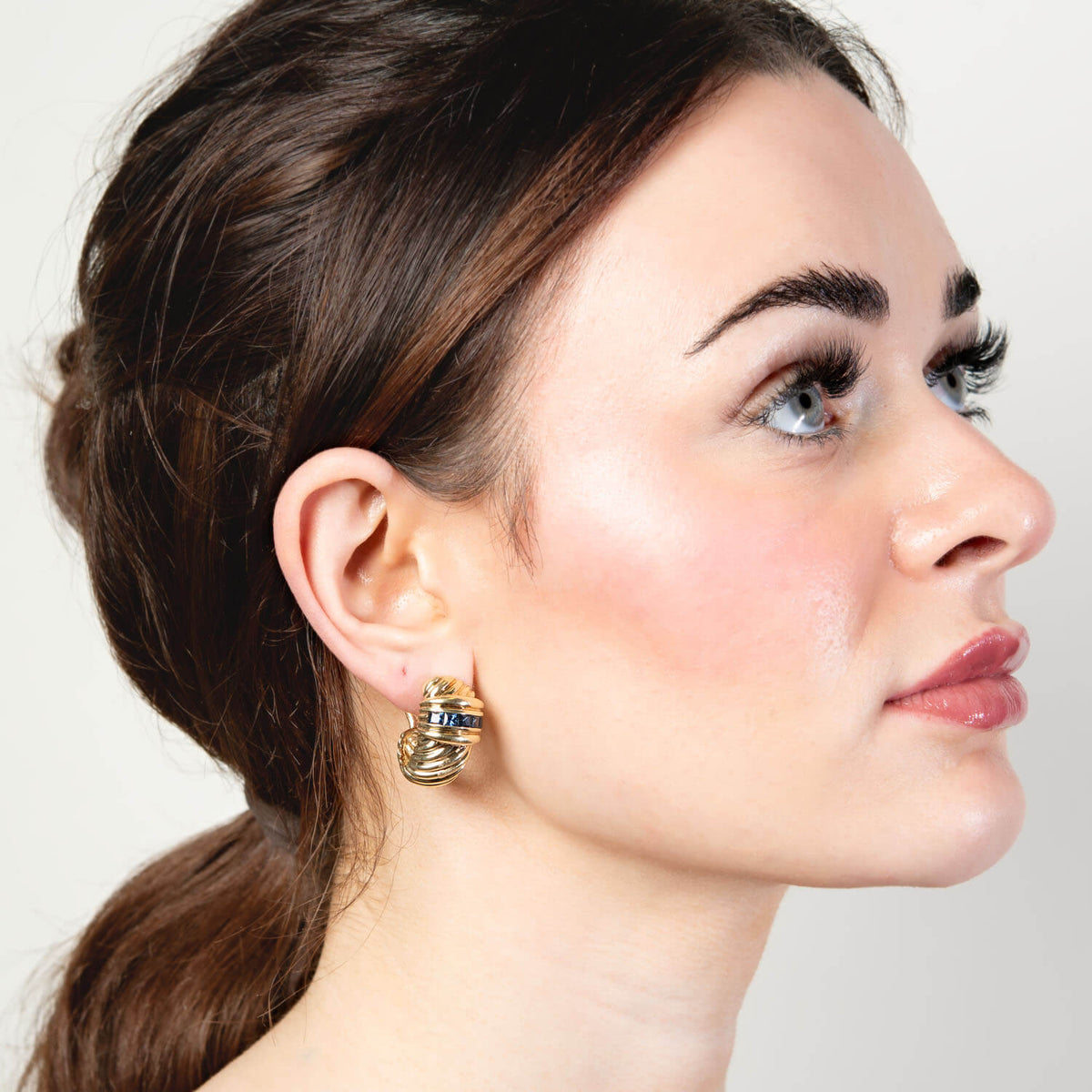 DAVID YURMAN Estate 14k Sapphire Earrings