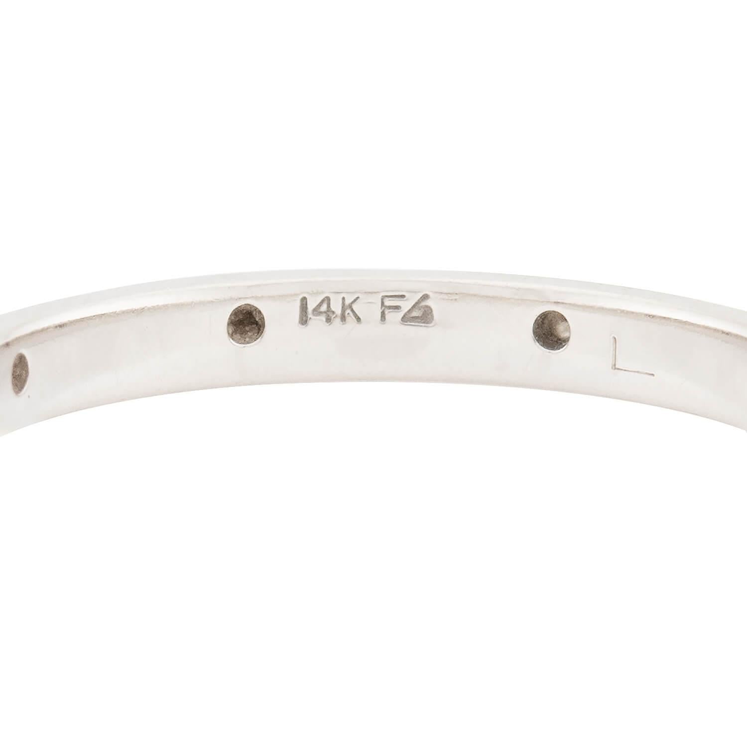 Estate 14k Diamond Mixed Metals Three Band Set