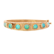 Retro 18k Opal Bangle