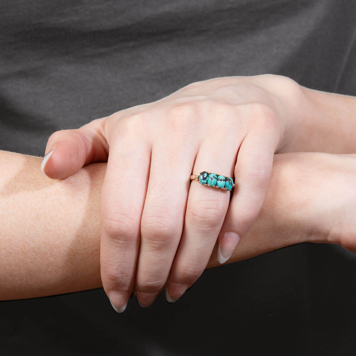 Estate 14k Turquoise Ring