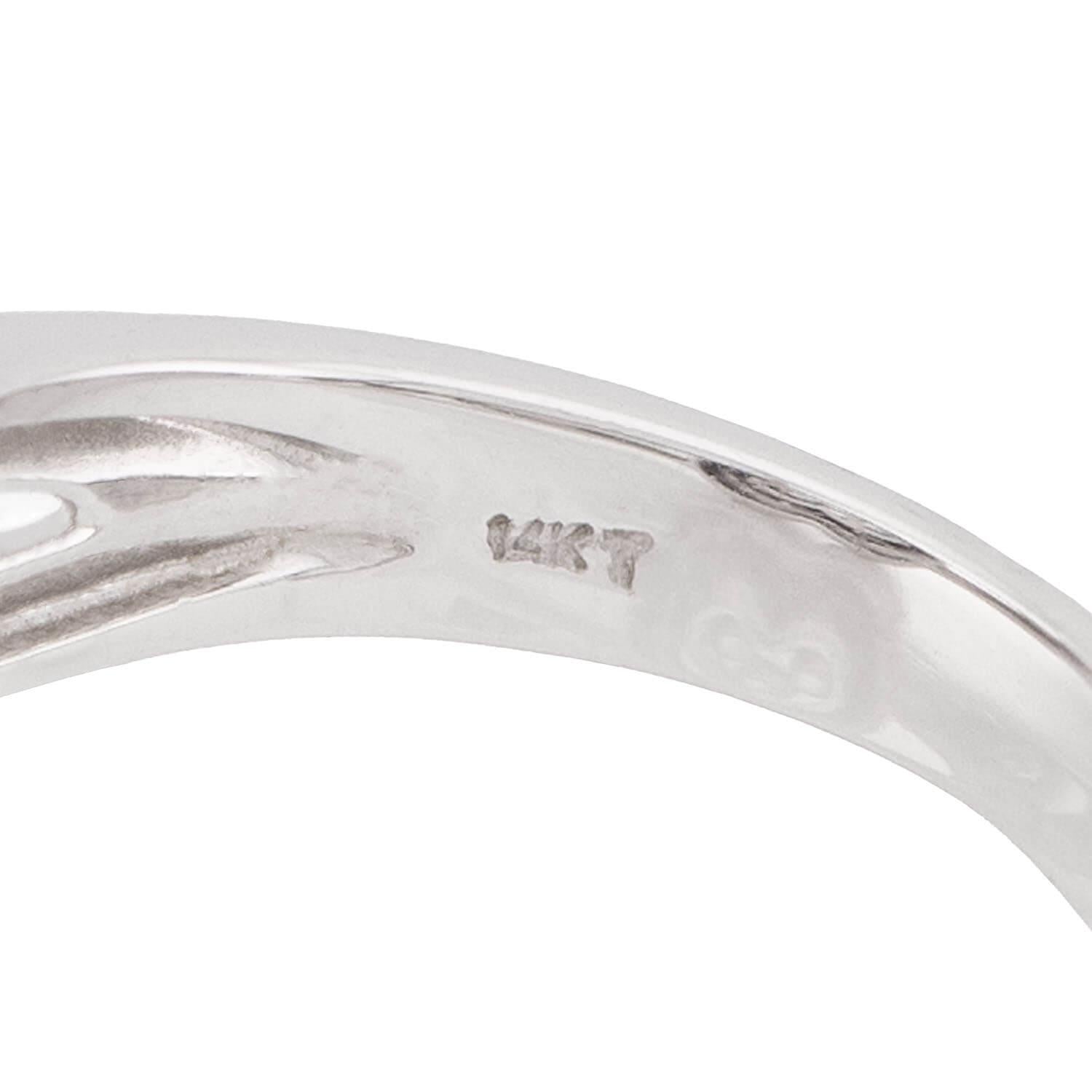 Estate 14k "Happy Diamond" Heart Ring