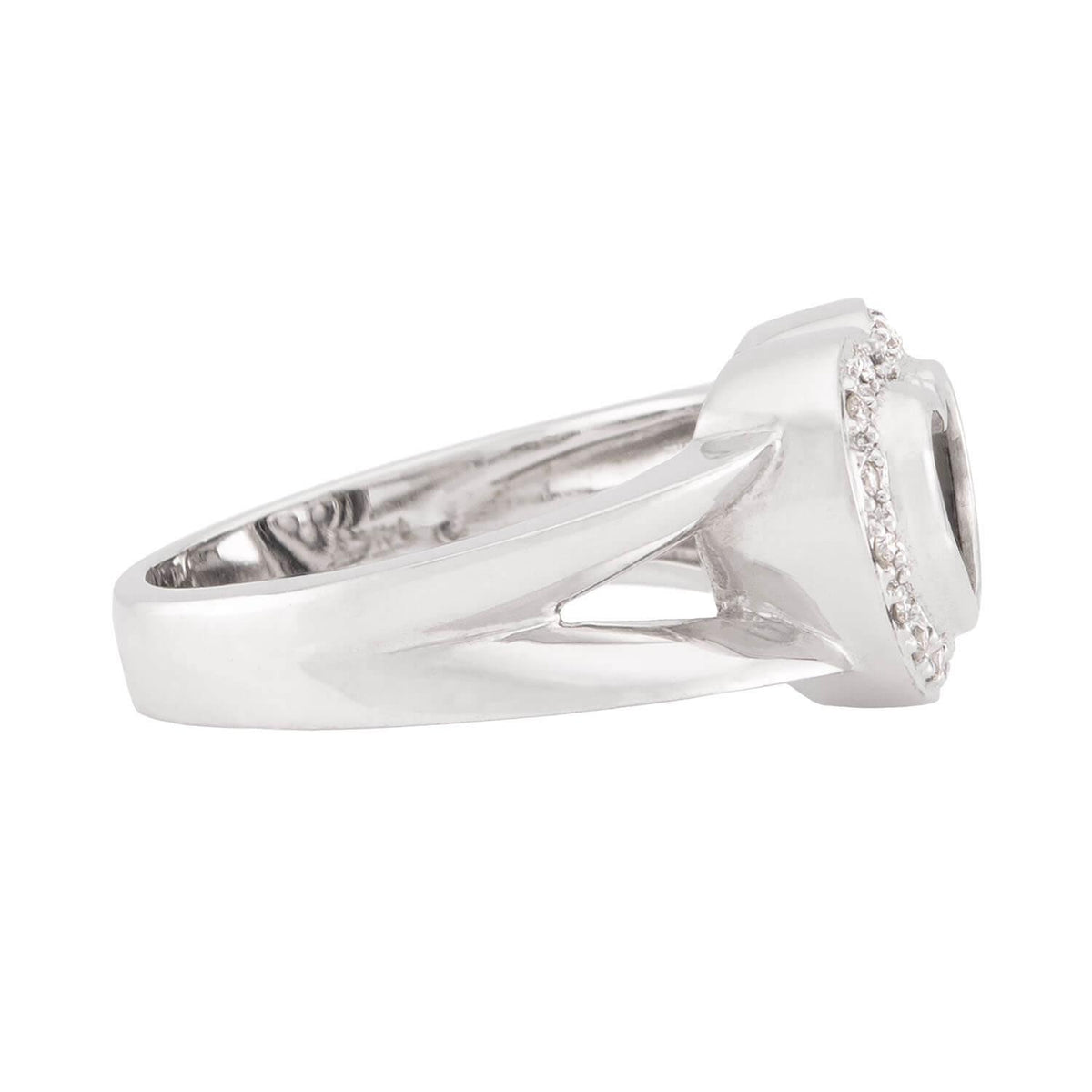 Estate 14k "Happy Diamond" Heart Ring