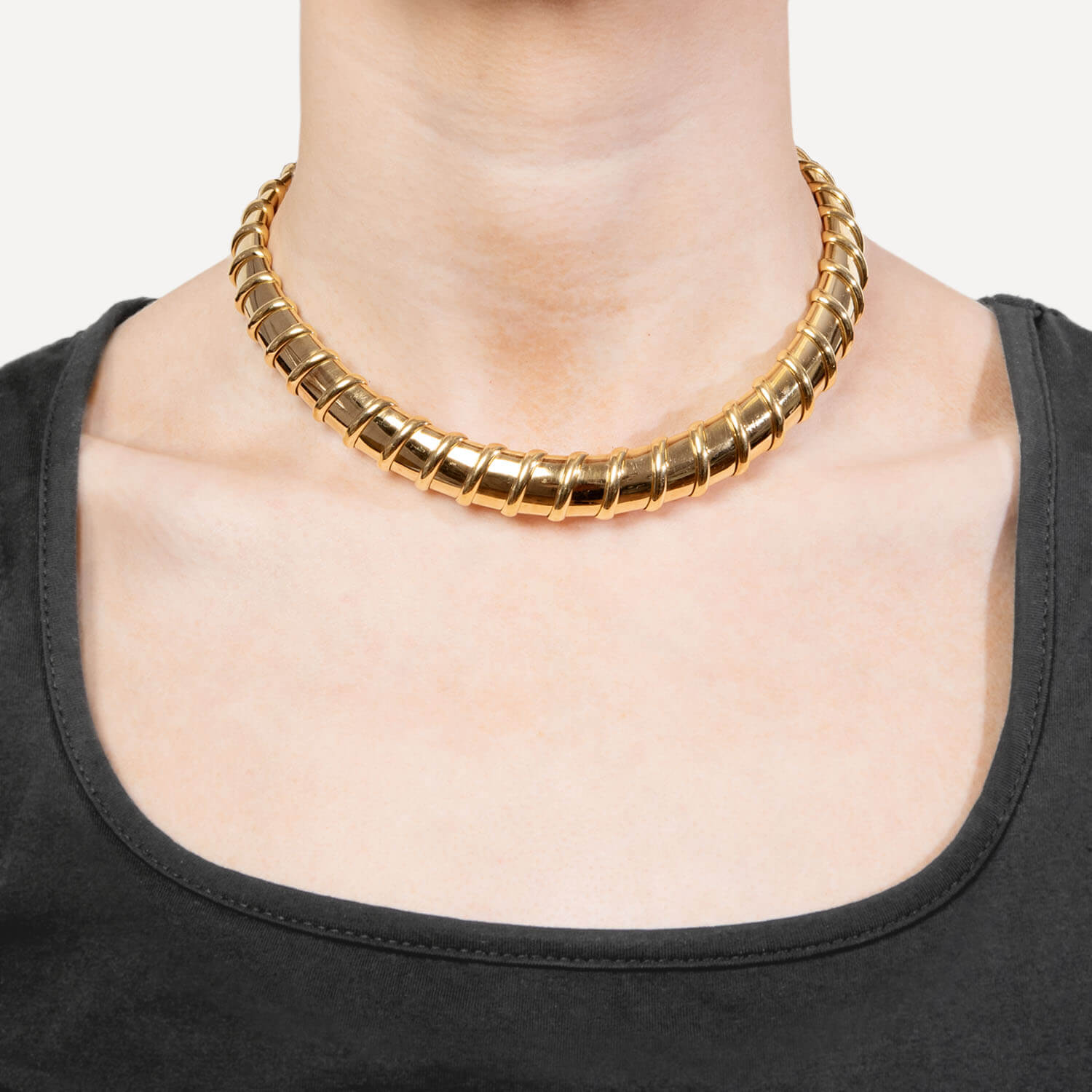 ROBERTO COIN Estate 18k Collar Necklace 62.5dwt