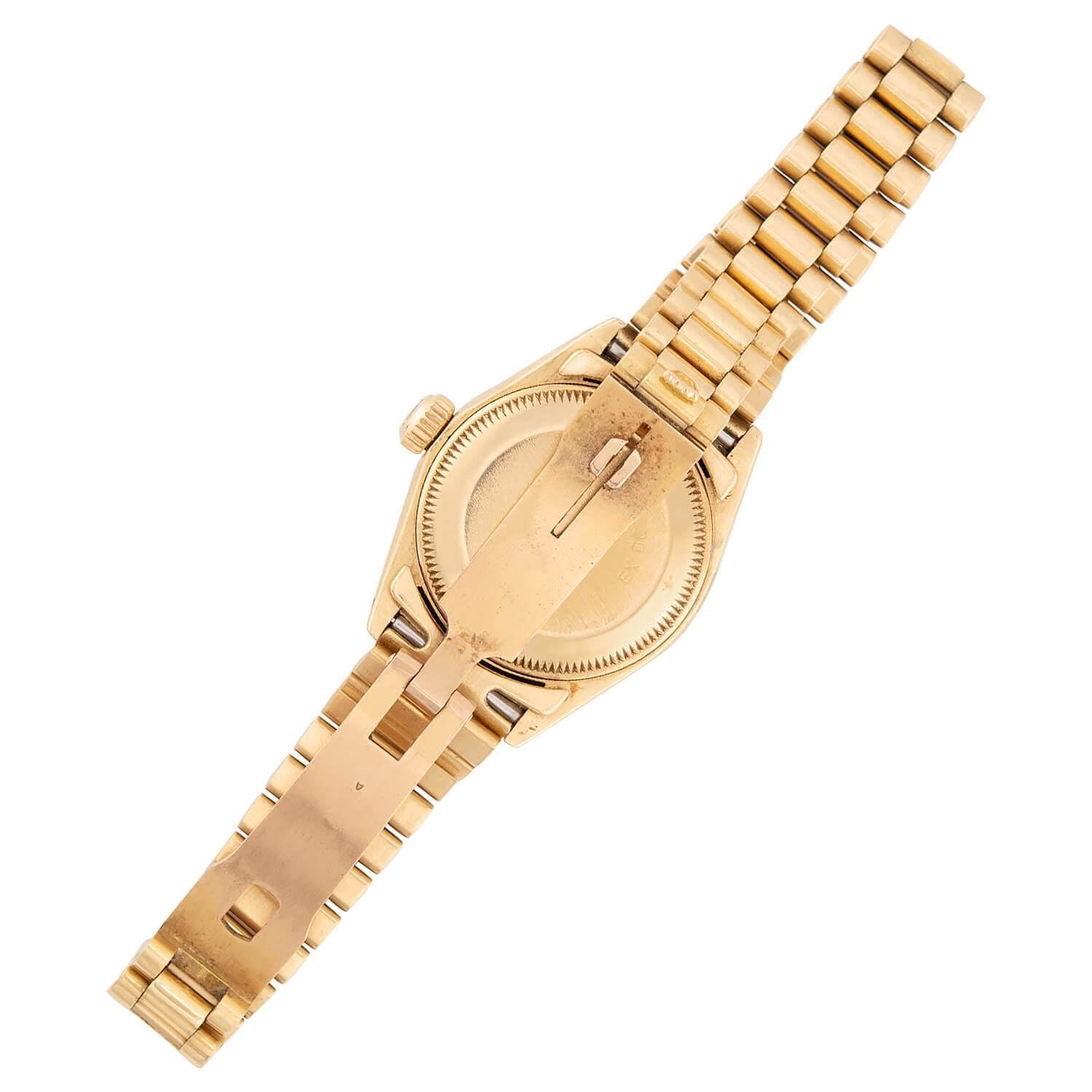 ROLEX Estate 18k Lady Datejust Wristwatch