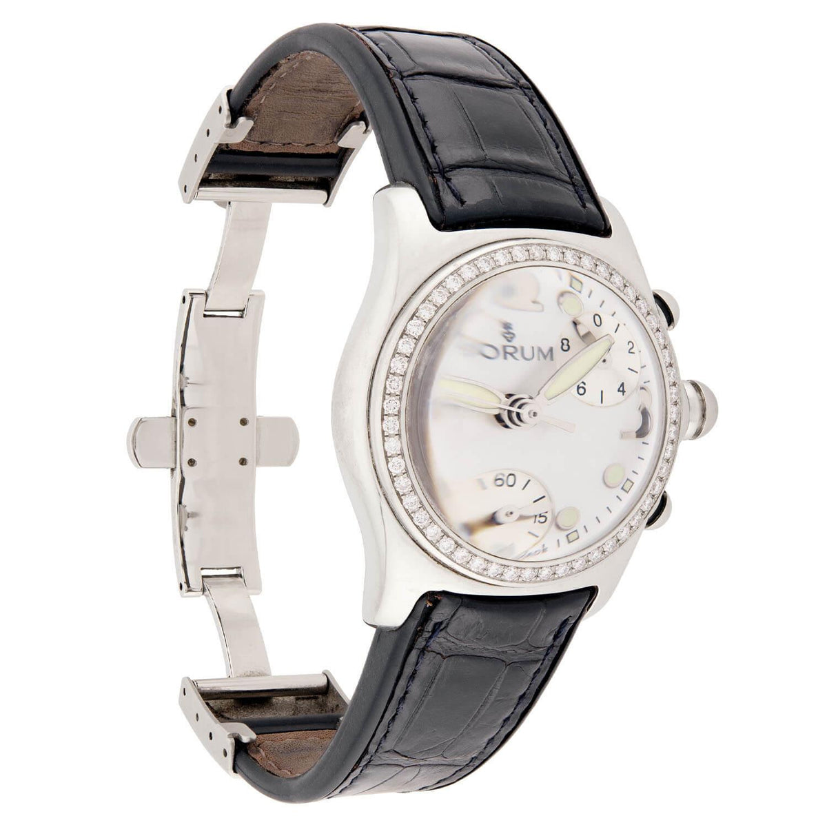 CORUM Estate Stainless Steel Diamond Ladies "Bubble Watch"