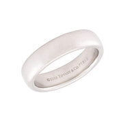 TIFFANY & CO. Estate Platinum Wedding Band