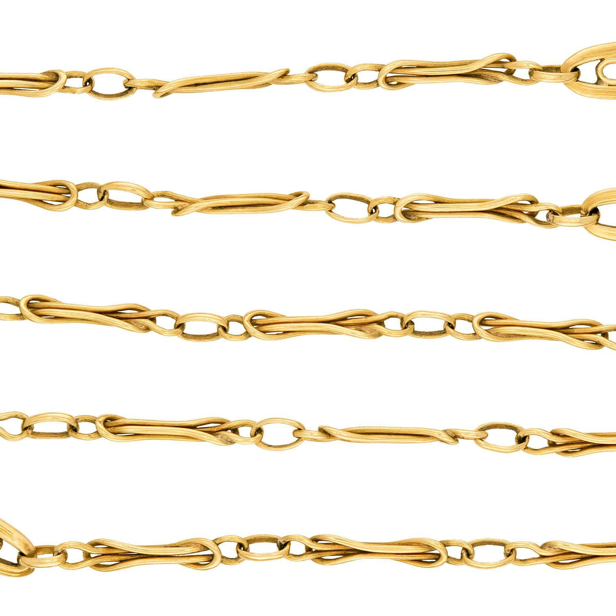 Art Nouveau 18k Chain 60"