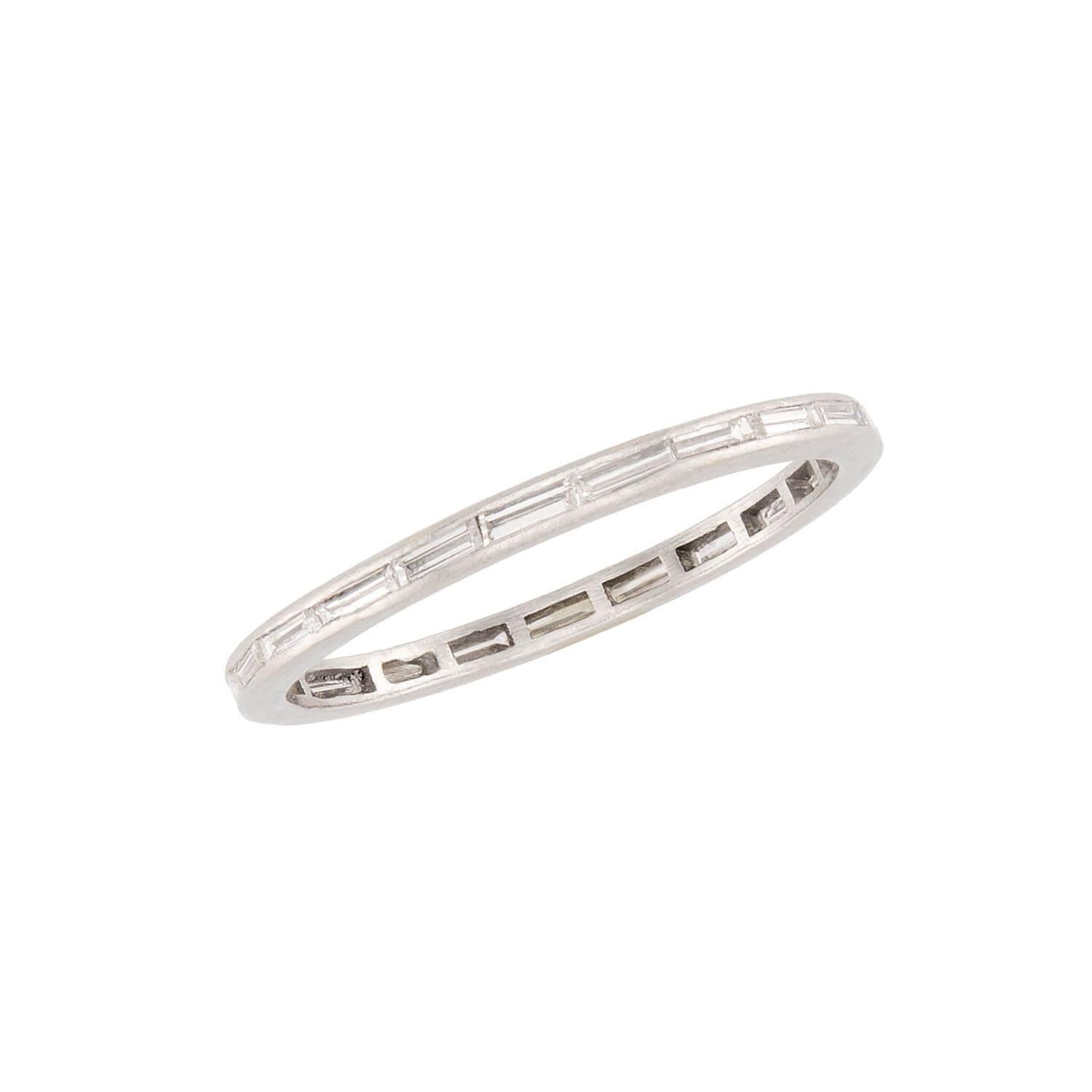 Estate Platinum Eternity Band