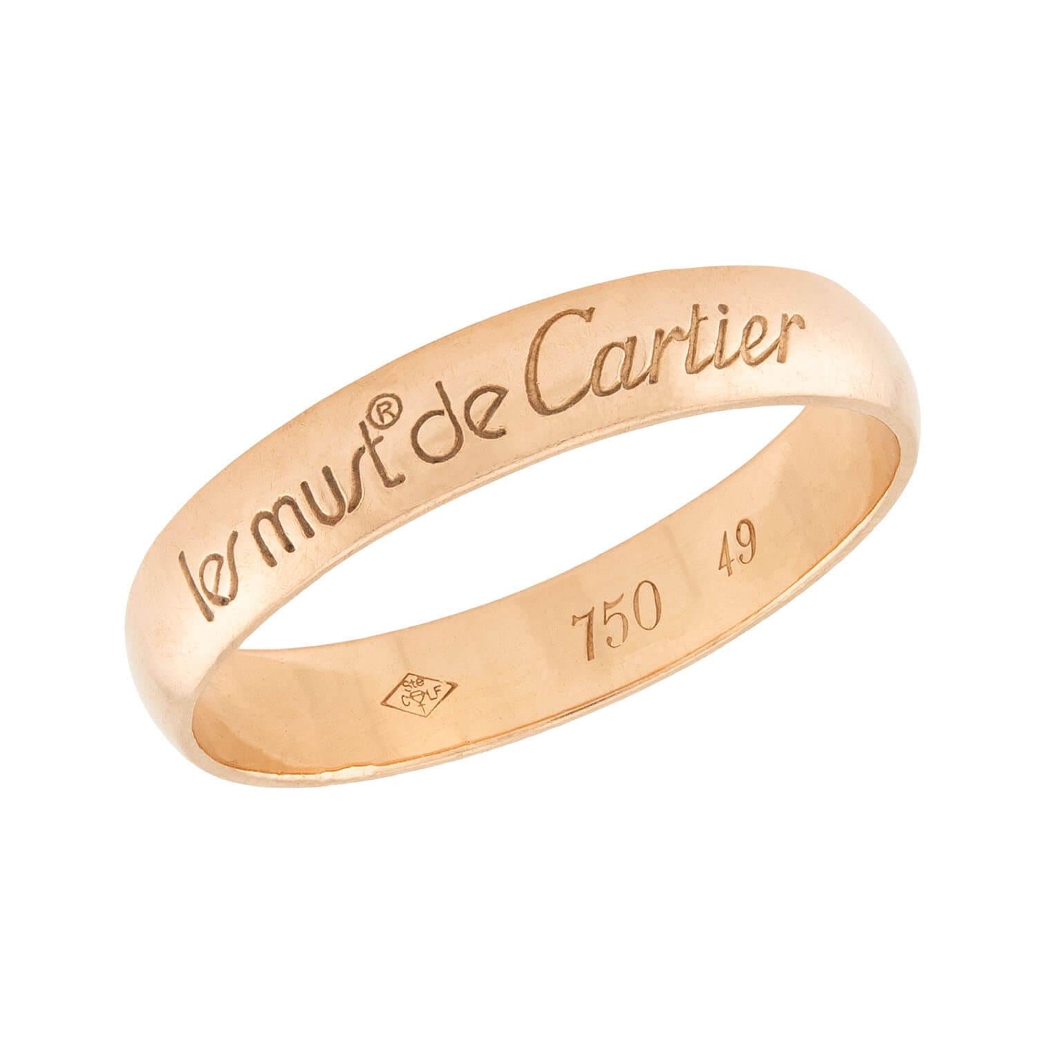 CARTIER Estate 18k "Le Must de Cartier" Band