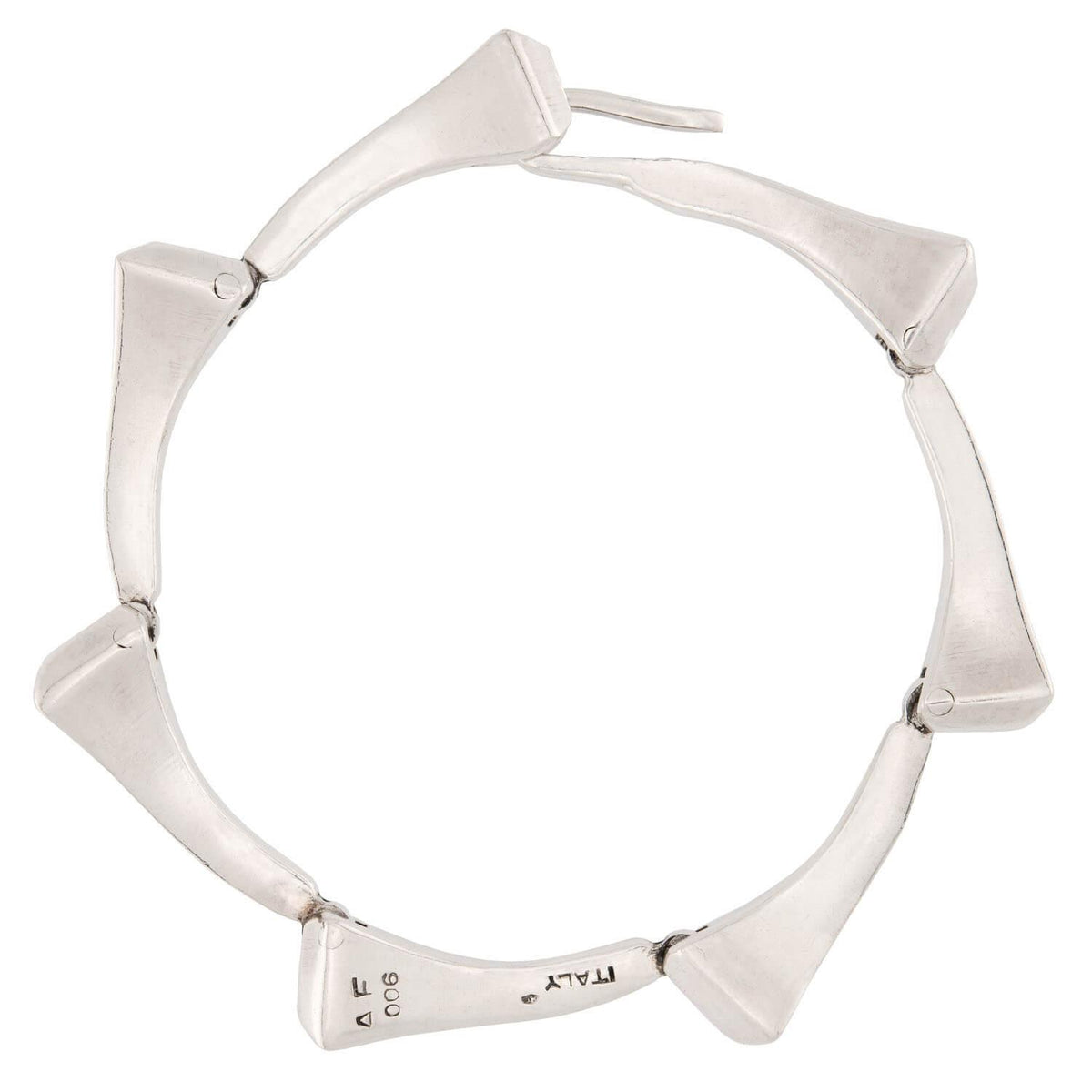 Estate Sterling Silver Nail Bracelet