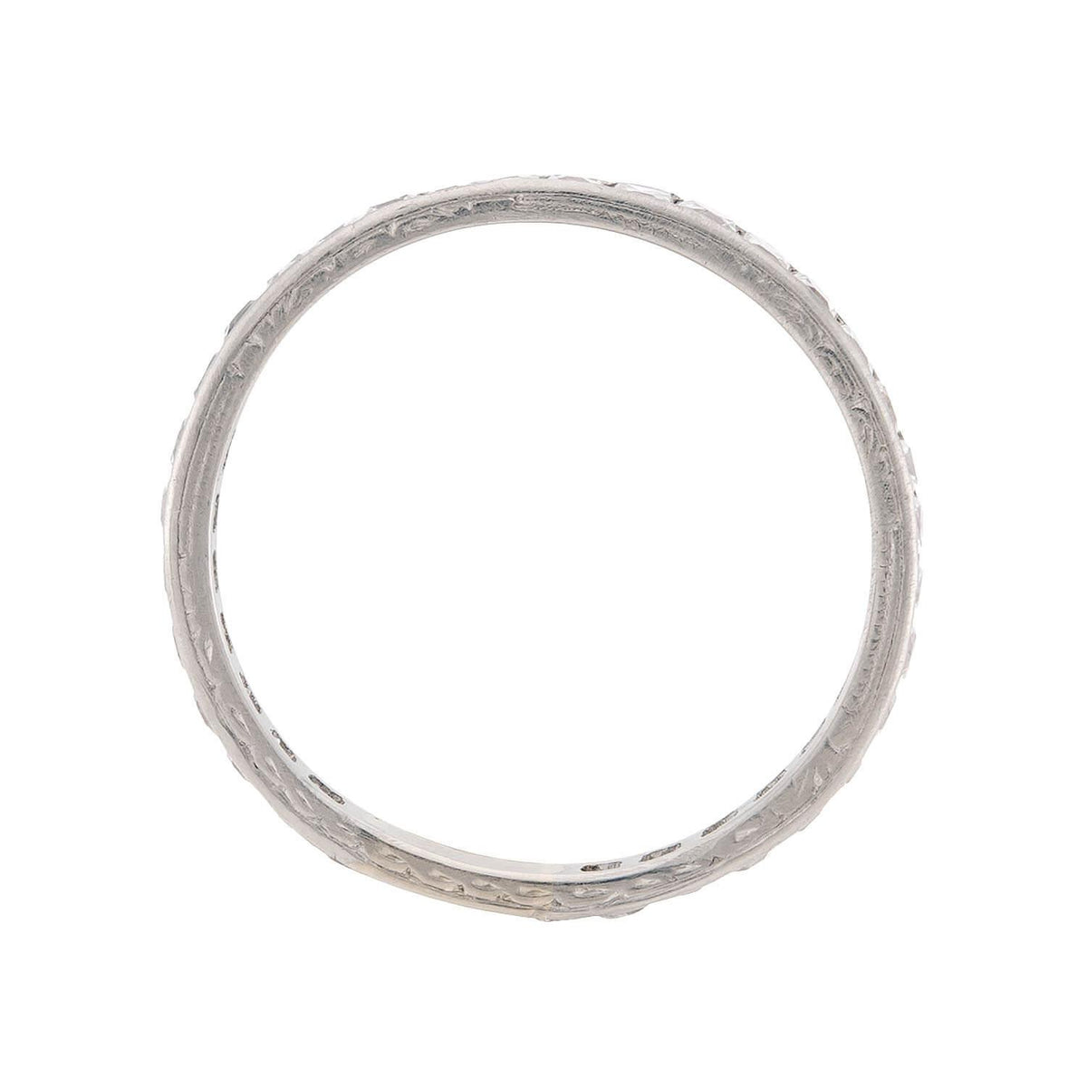 Art Deco Platinum Diamond Eternity Band