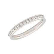 Art Deco Platinum Diamond Eternity Band