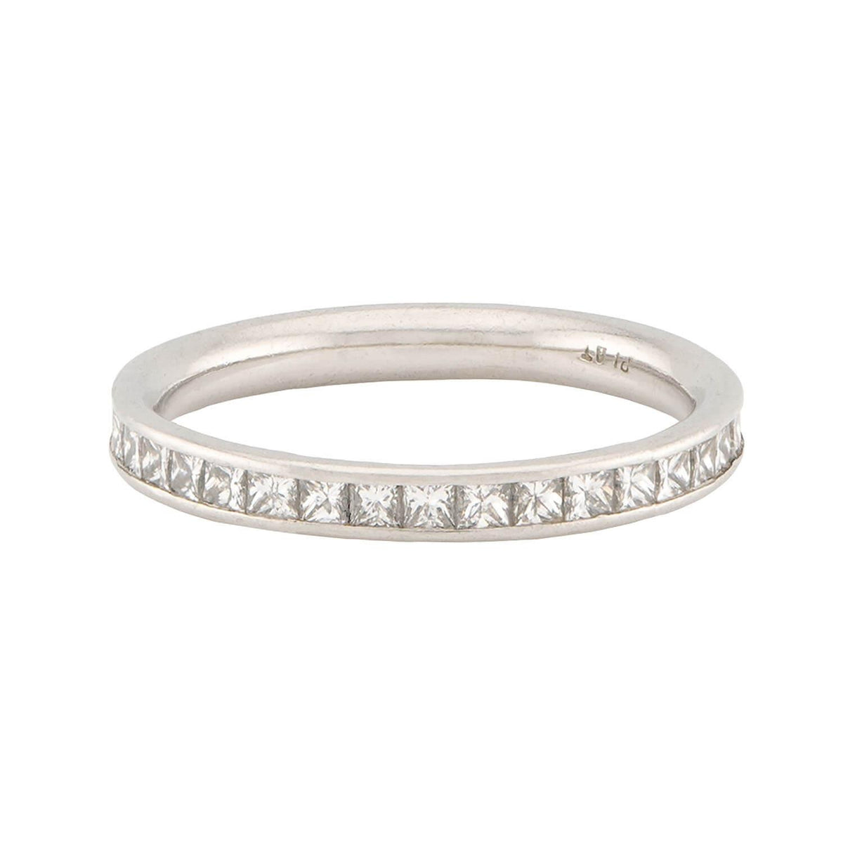 Art Deco Platinum Diamond Eternity Band