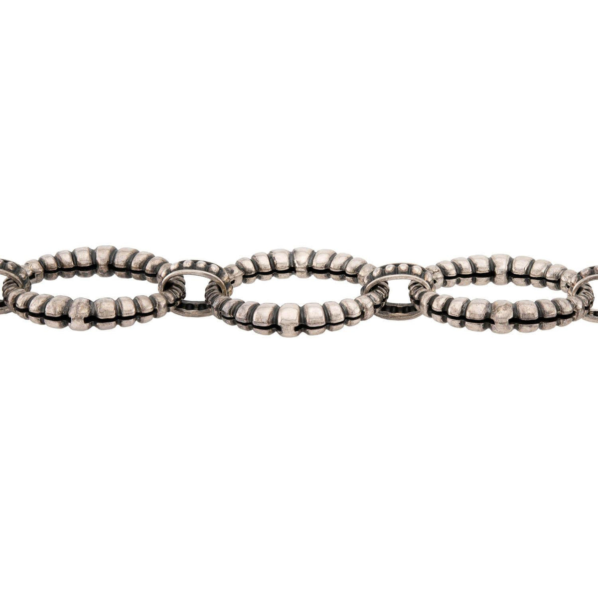 LAGOS Estate Sterling Silver Oval-Link Necklace