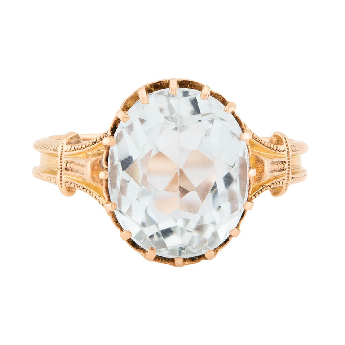 Victorian 14k Aqua Ring