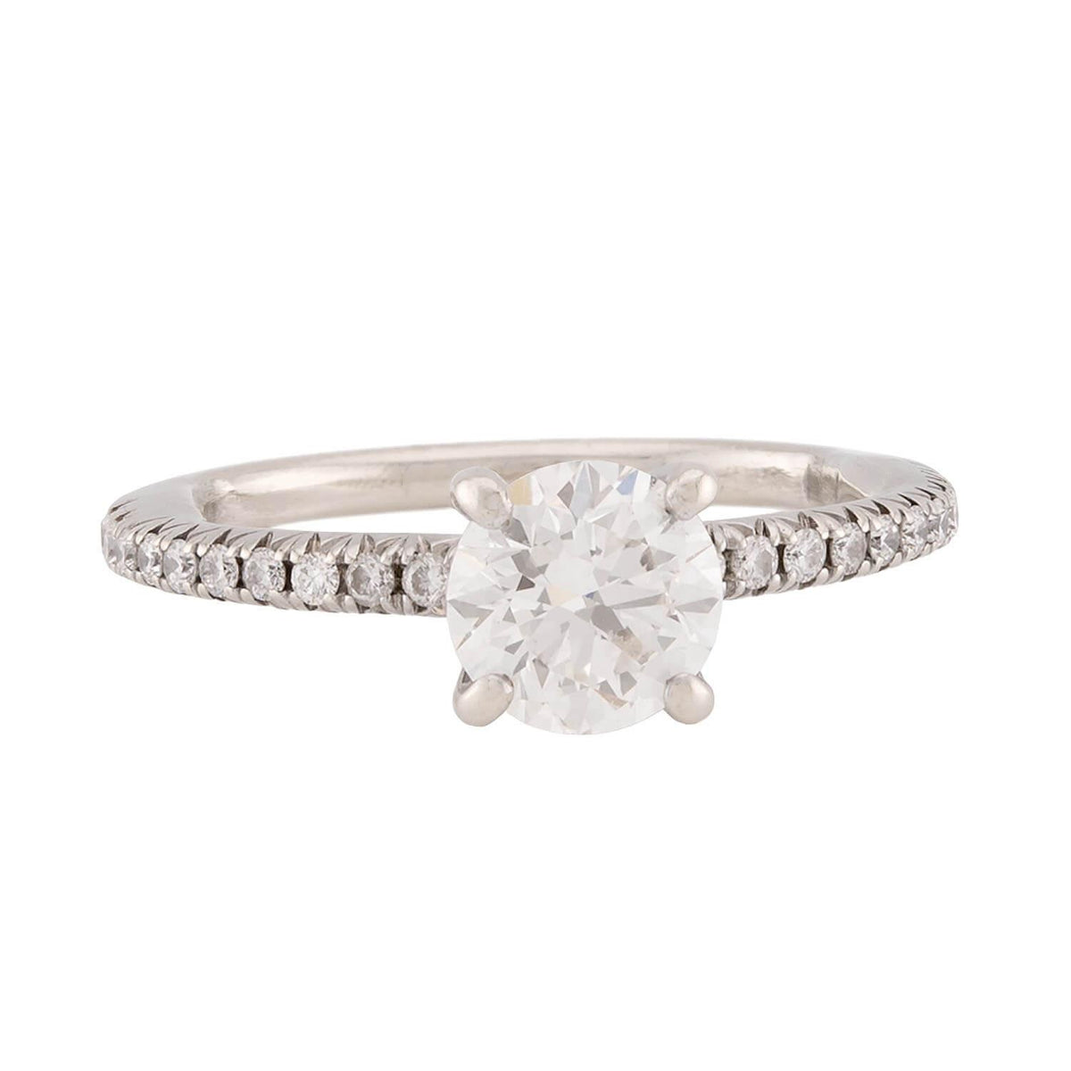 Estate 14k Diamond Engagement Ring 0.96ct