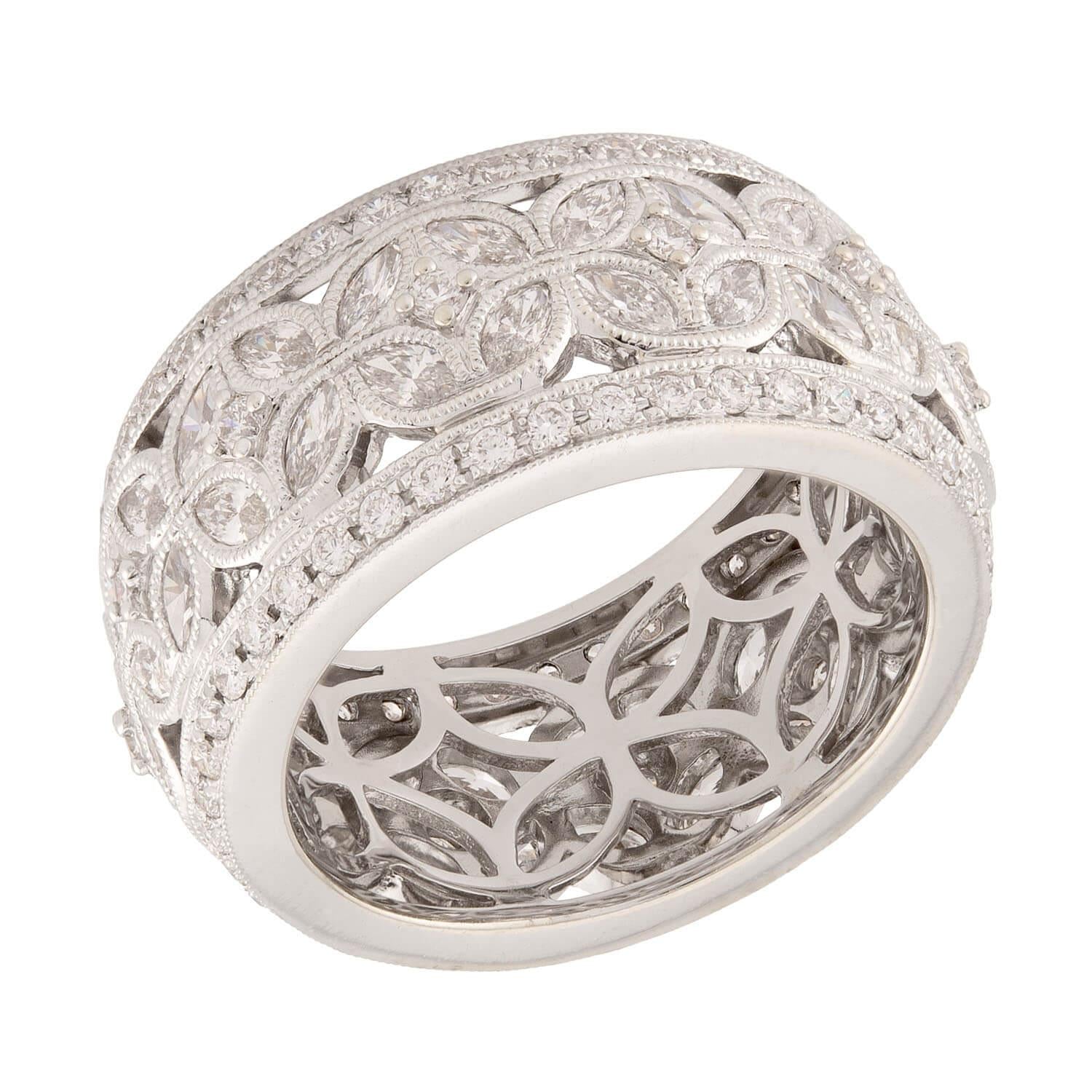ROMAN + JULES 14k Diamond Band