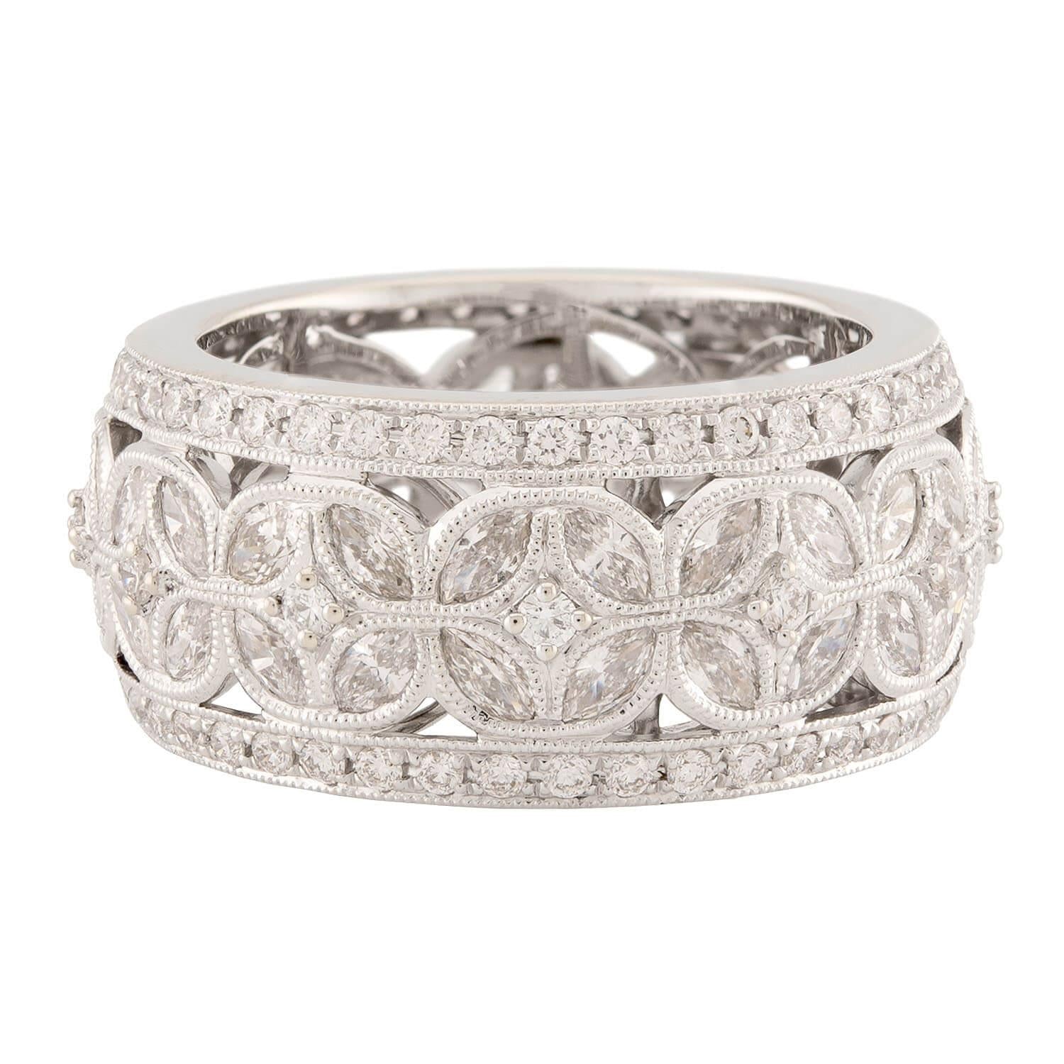 ROMAN + JULES 14k Diamond Band