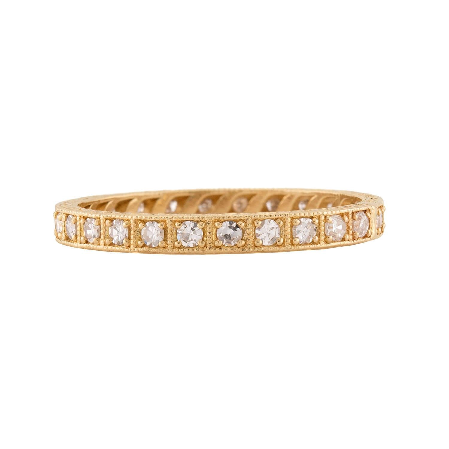 Estate 18k Diamond Eternity Band