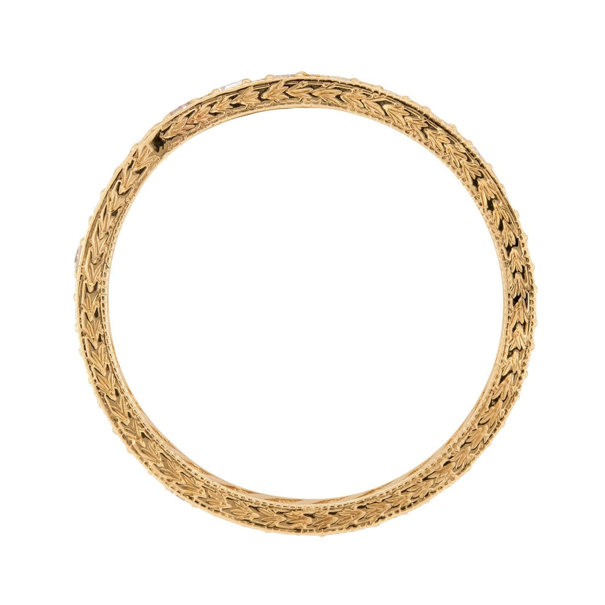 Estate 18k Diamond Eternity Band