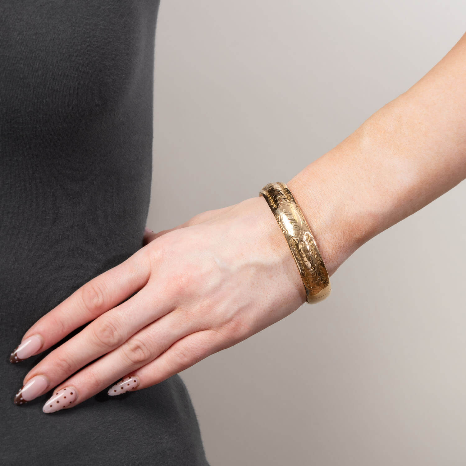 Victorian Gold-Filled Bangle