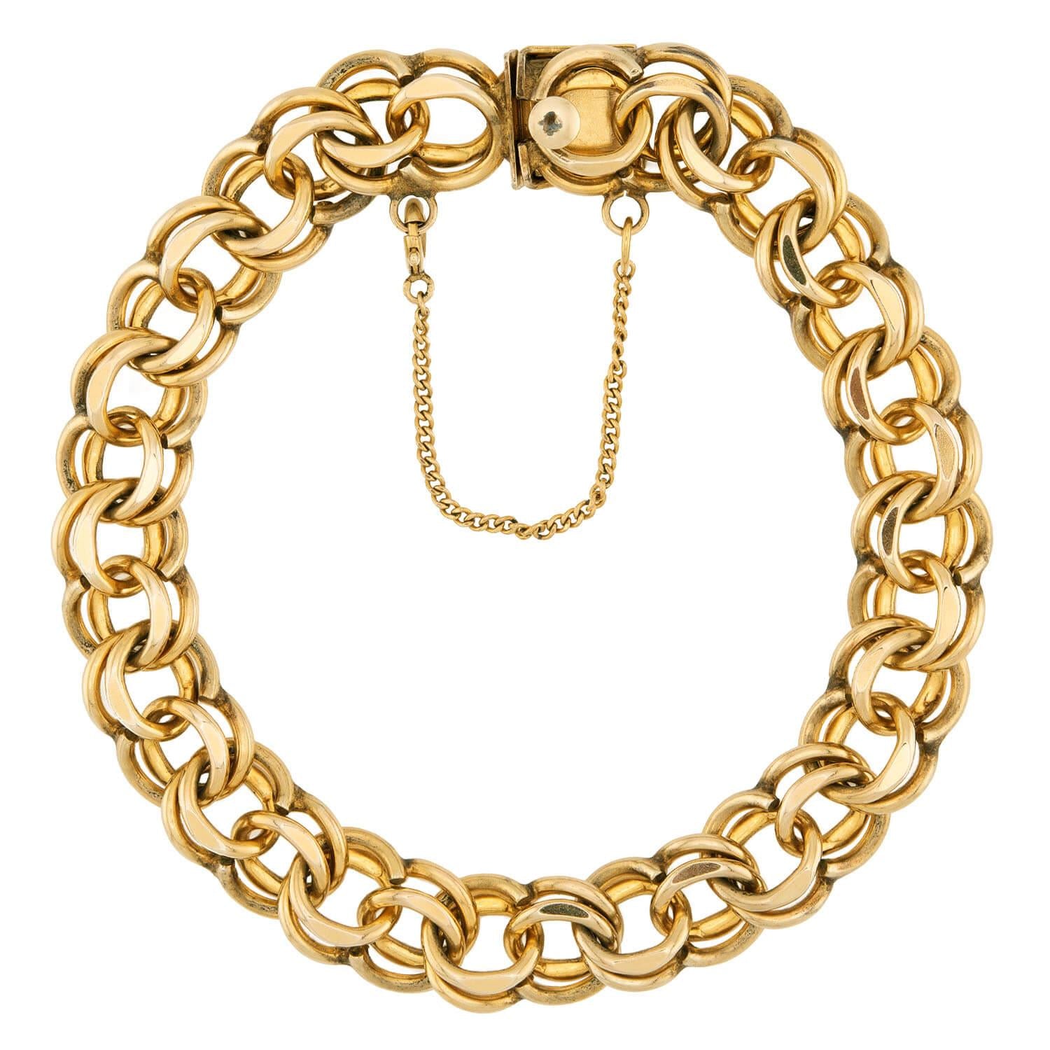 Victorian Gold-Filled Link Bracelet