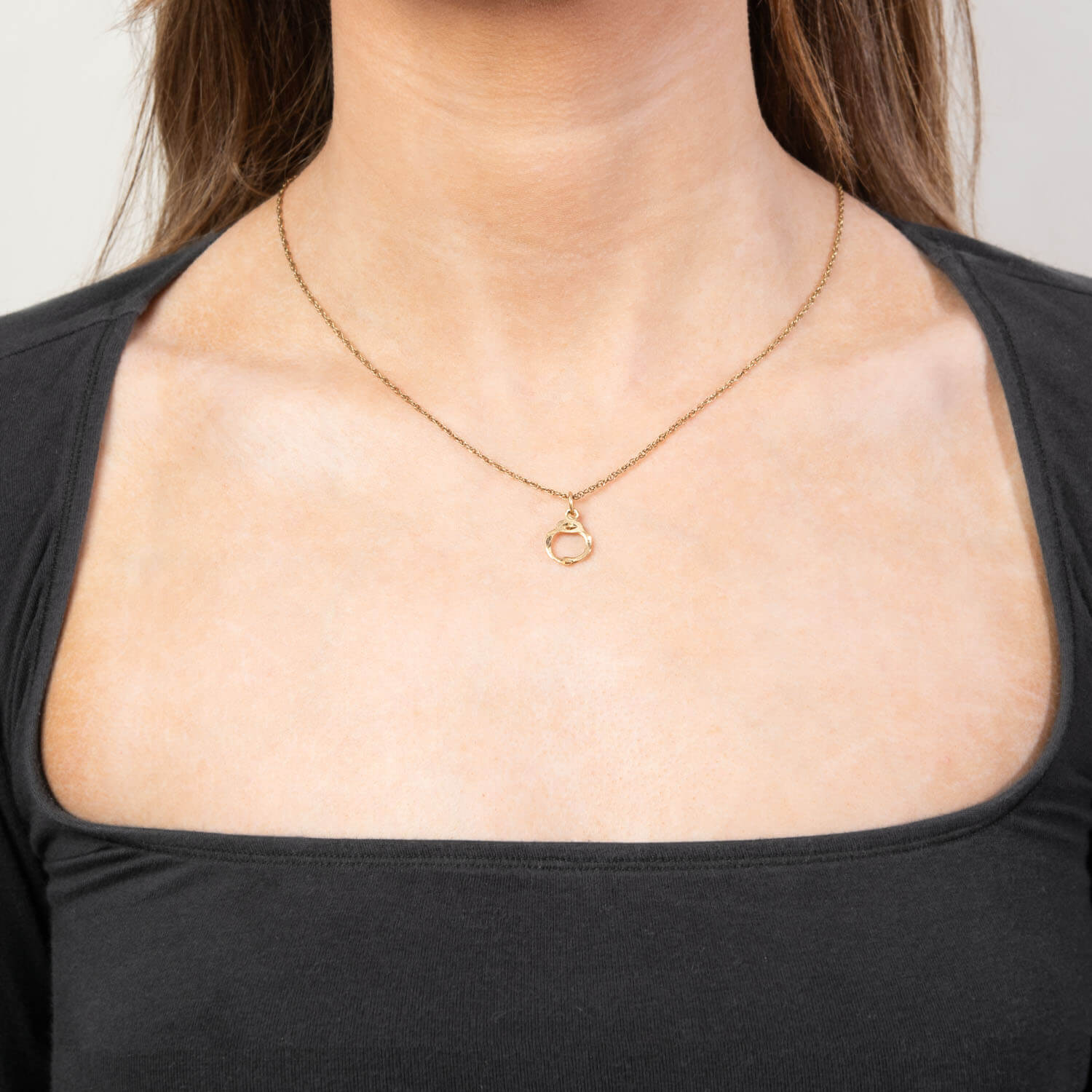 Vintage 14k Handcuffs Pendant/Charm