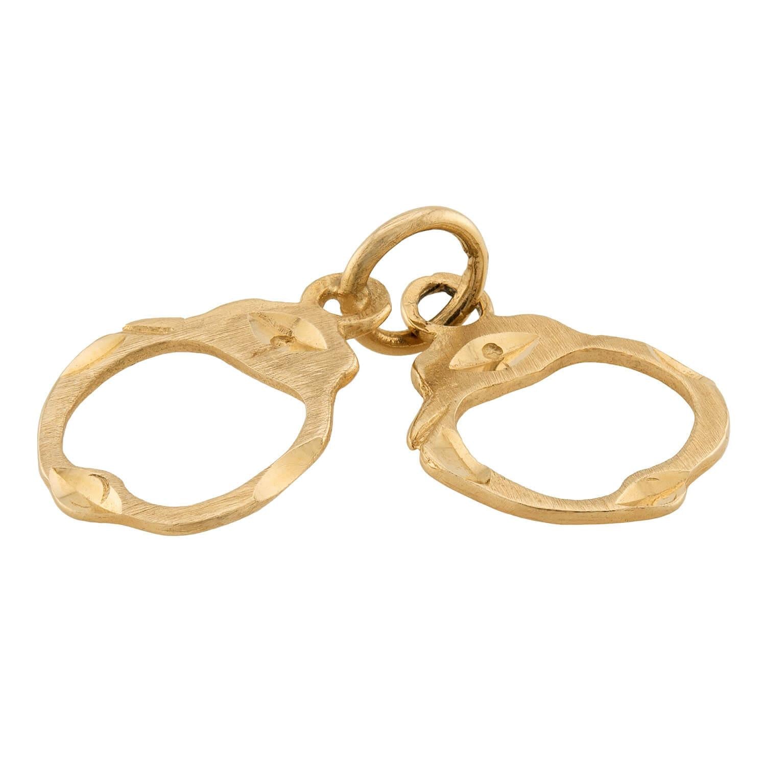 Vintage 14k Handcuffs Pendant/Charm